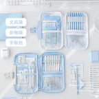 Planwith Flat-Lay "Pancake" Mesh Pencil Case