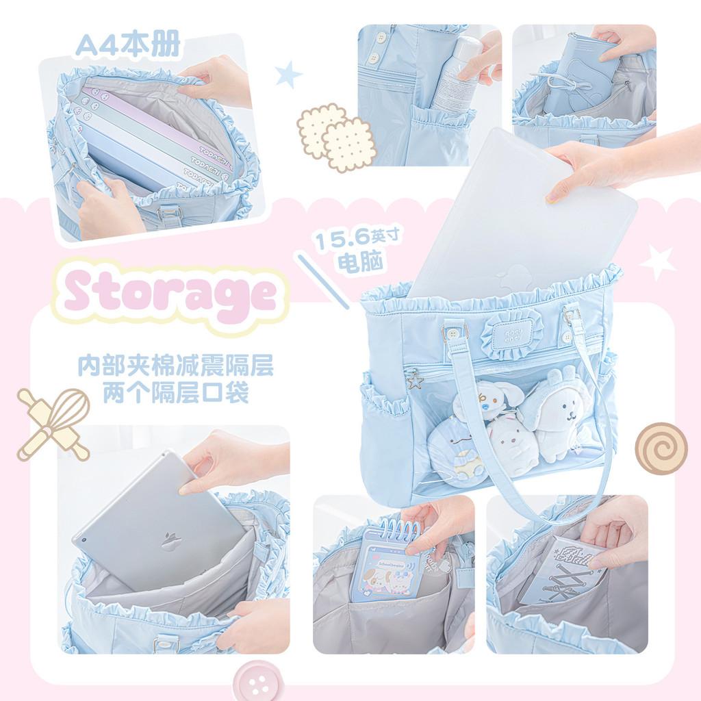 One Shoulder Lace Pain Bag School Bag Original Girl Heart Baby Bag Lace Biscuit One Shoulder Bag Pain Bag