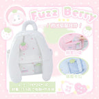 Tutu&Byebye Fuzz Berry Plush Backpack