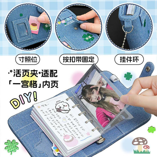 OOPSDAY Clover Vintage Denim M5 Binder