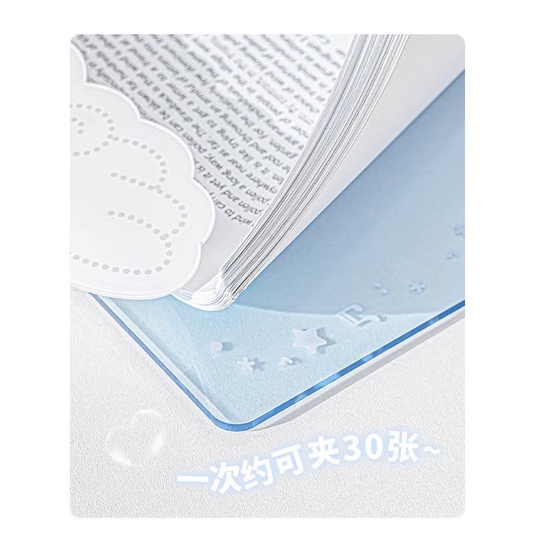 Angel wings Angel Board Clip Transparent Acrylic A4/A7 Board Clip File Storage Test Paper Backing Board