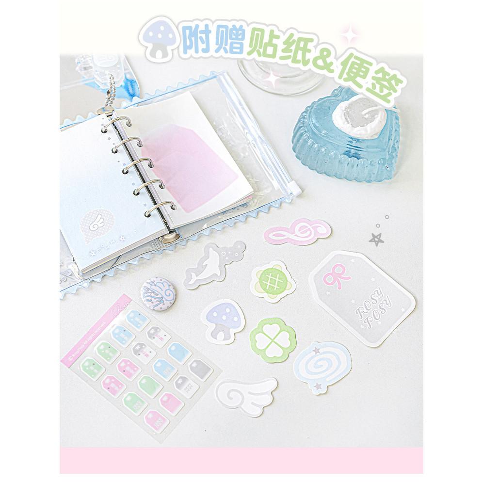 72 Sheets Candy Dress Up Pain Bag M5 Handbook ins Small Size Loose-leaf Book Student diy Mini Book