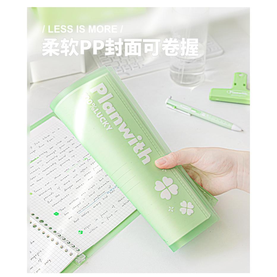 Planwith Clover Flexible B5 Ring Binder Soft Cover Mixed Page Notebook