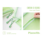 Planwith Clover A4 Dual-Pocket Mesh Document Bag