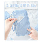 Planwith Flat-Lay "Pancake" Mesh Pencil Case