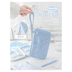 Planwith Flat-Lay "Pancake" Mesh Pencil Case