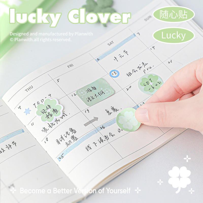 Can Hang Loose-Leaf Notes Key Mark Multi-Function Portable Note Mark Stickers Handbook Base Learning Reading Message Notes