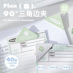 Planwith Clover Triangle Corner Clips