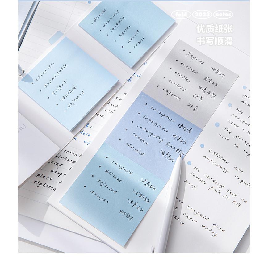 120 Sheets Stacked Organ-Style Post-It Notes Color Sticky Student Notes Memo Post-It Notes Tear-Off Postgraduate Postgraduate Postgra