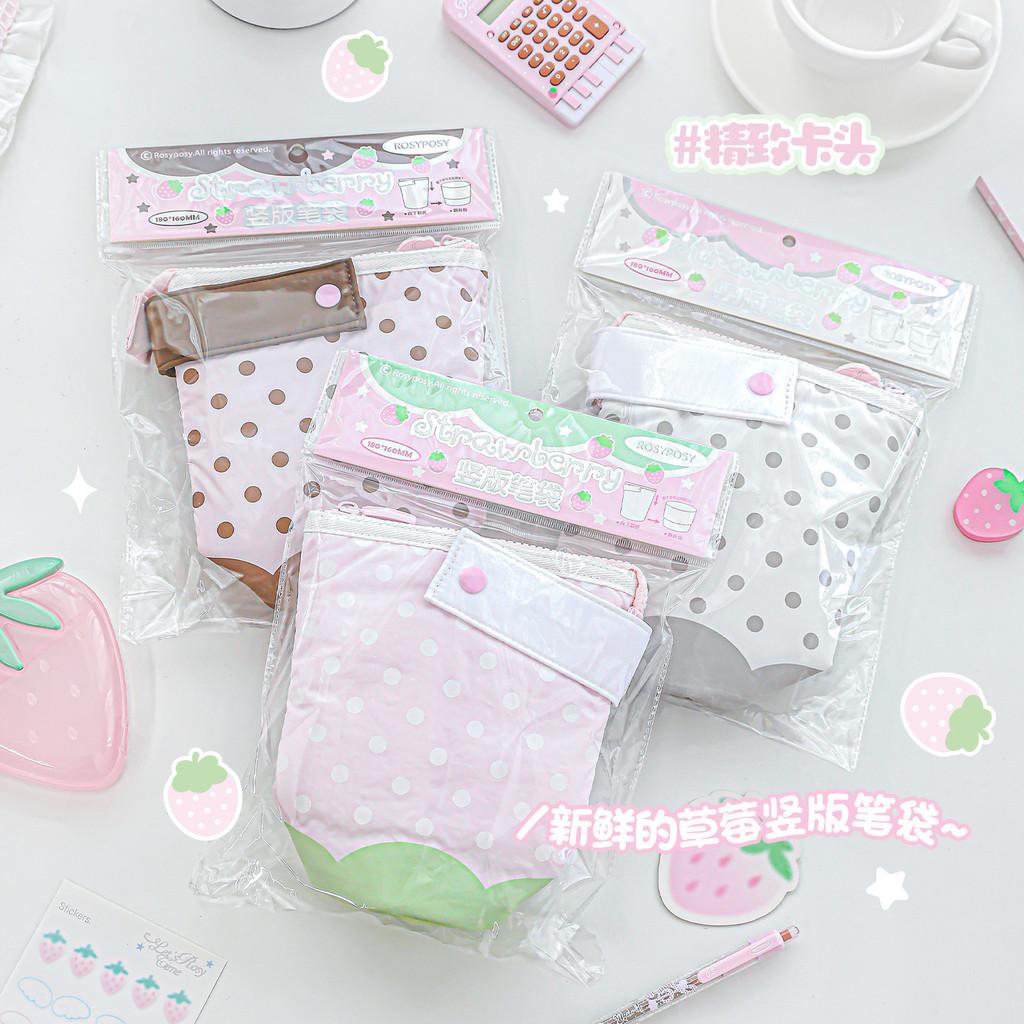 Strawberry Vertical Pencil Case