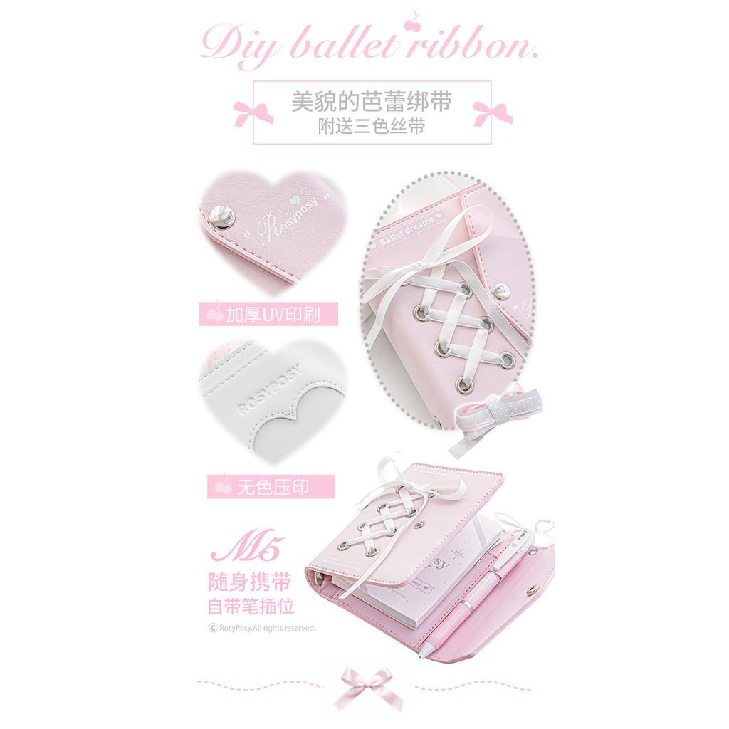 RosyPosy Ballet M5 Ita-Journal | Leather Envelope Binder