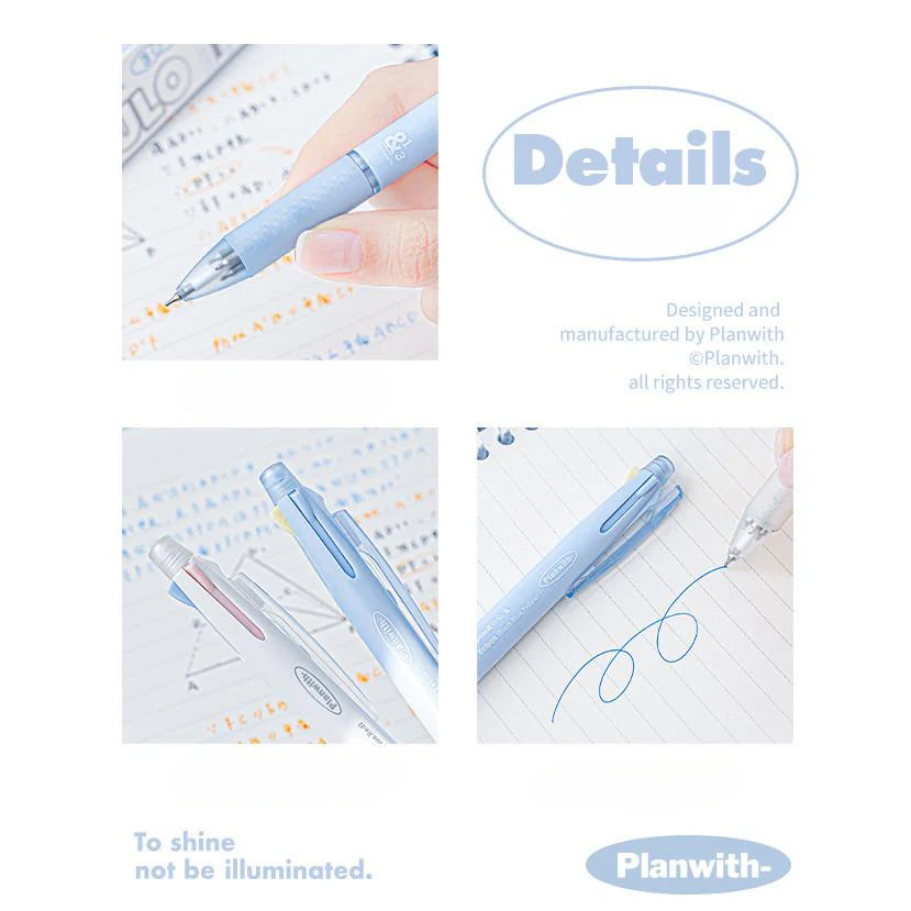 Multifunctional Module Multicolor Pen 3 & 1 Three-Color