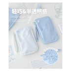Planwith Flat-Lay "Pancake" Mesh Pencil Case