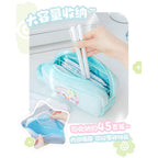 Tutu&Byebye Fluffy Clover Plush Pencil Case