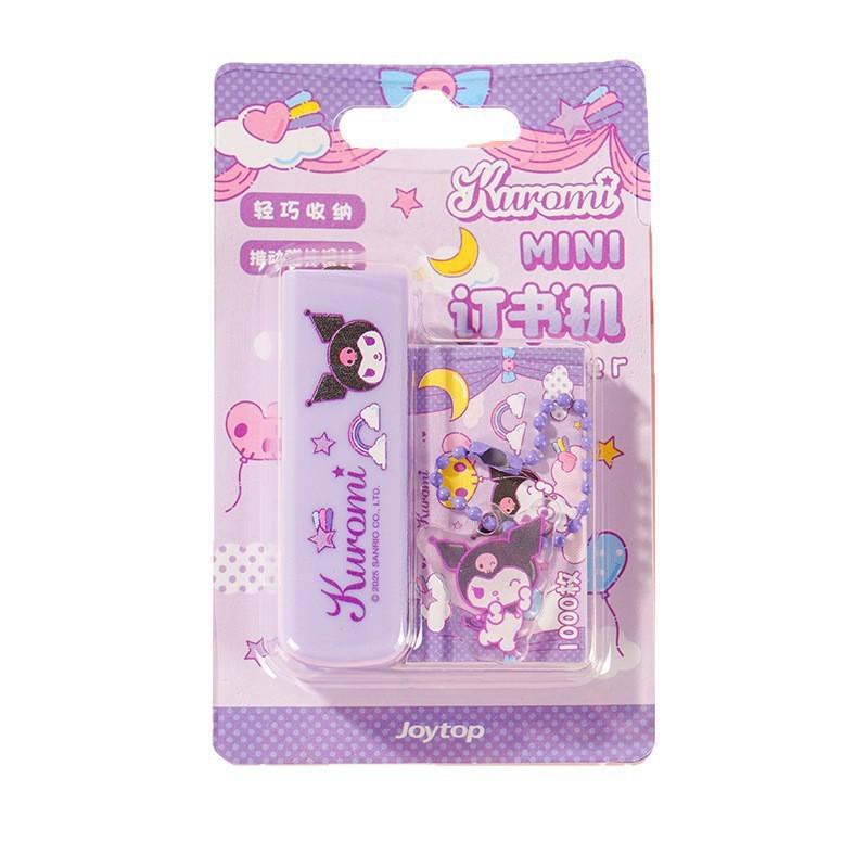 New Sanrio Mini Stapler High-value Cartoon Kuromi Stapler Student Stationery Office Stapler