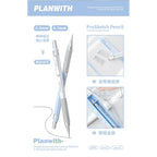 Planwith Low Center of Gravity Metal Mechanical Pencil