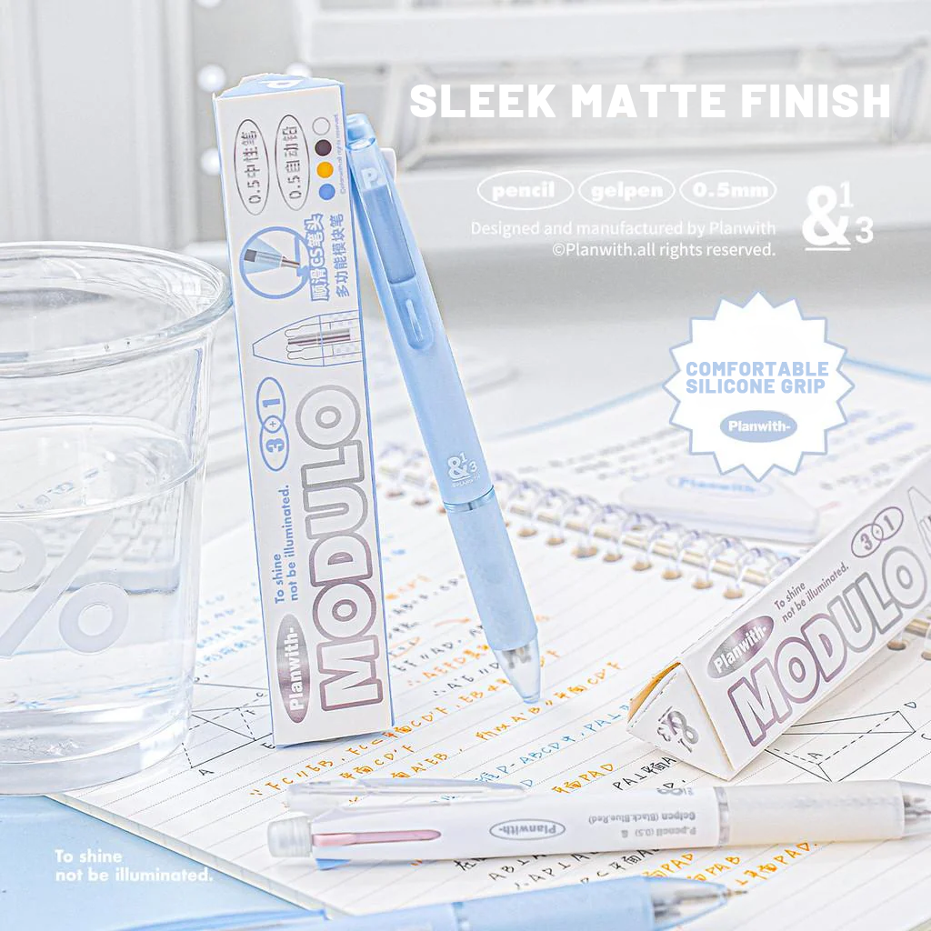 Planwith Multifunctional Module Multicolor Pen 3 & 1 Three-Color