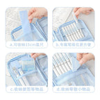 Planwith Flat-Lay "Pancake" Mesh Pencil Case