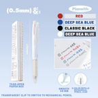 Planwith Multifunctional Module Multicolor Pen 3 & 1 Three-Color