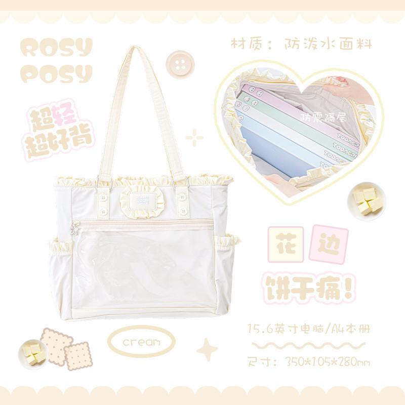 One Shoulder Lace Pain Bag School Bag Original Girl Heart Baby Bag Lace Biscuit One Shoulder Bag Pain Bag