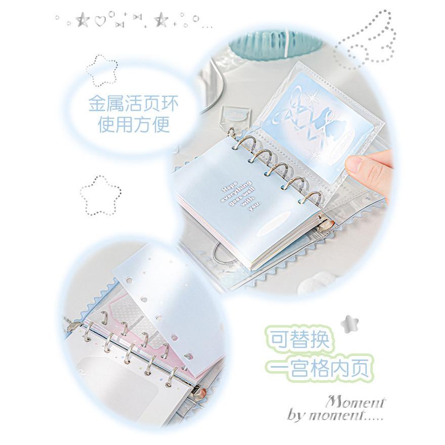 72 Sheets Candy Dress Up Pain Bag M5 Handbook ins Small Size Loose-leaf Book Student diy Mini Book