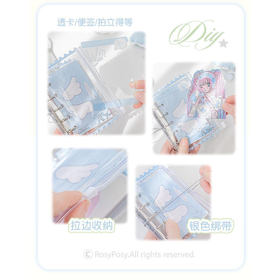 72 Sheets Candy Dress Up Pain Bag M5 Handbook ins Small Size Loose-leaf Book Student diy Mini Book