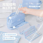 Foldable Scroll-Style Stationery Bag