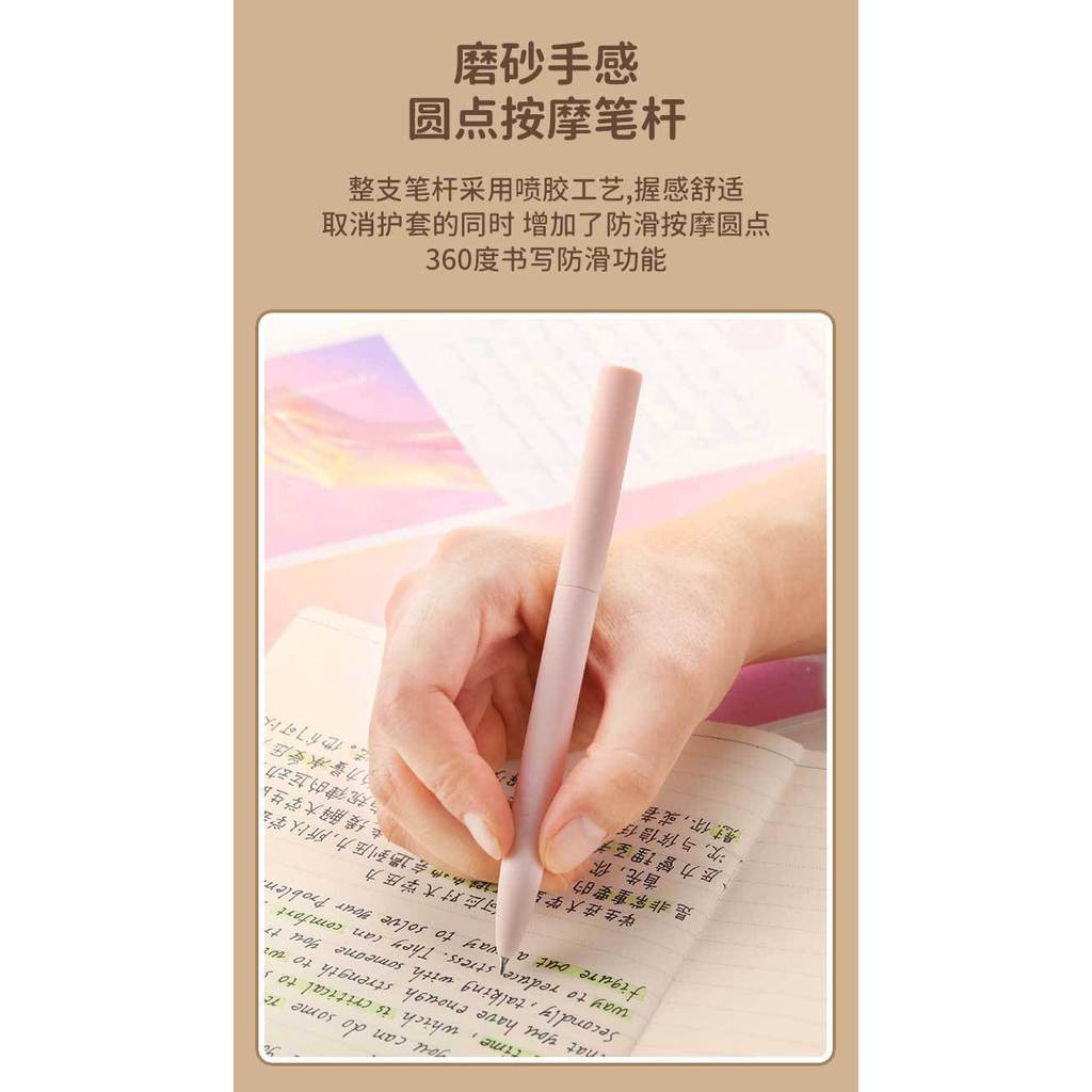2-Pack Cat Claw Zhuanzhuanle Gel Pen Coffee Toffee Q Bi Paradise ins Writing CS Rotating Gel Pen