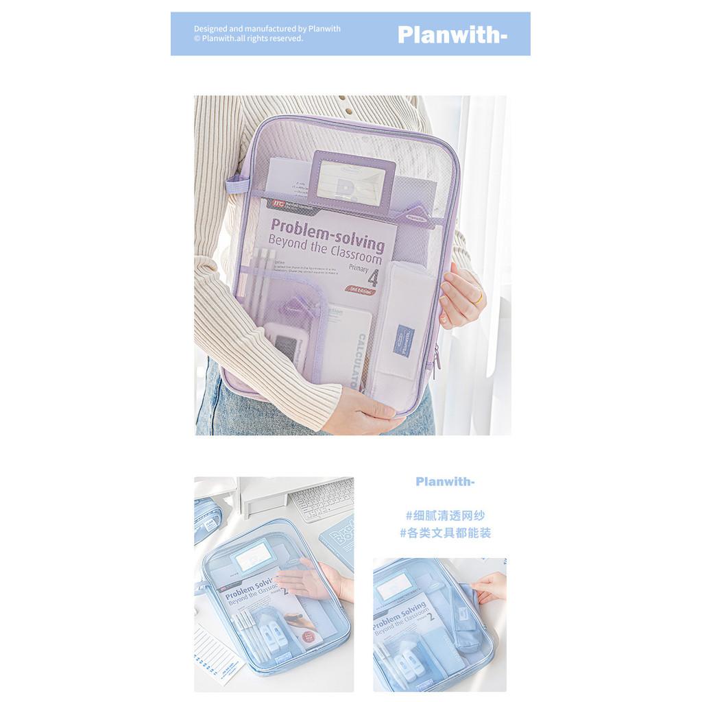 Planwith L-Shaped A4 Subject Bag