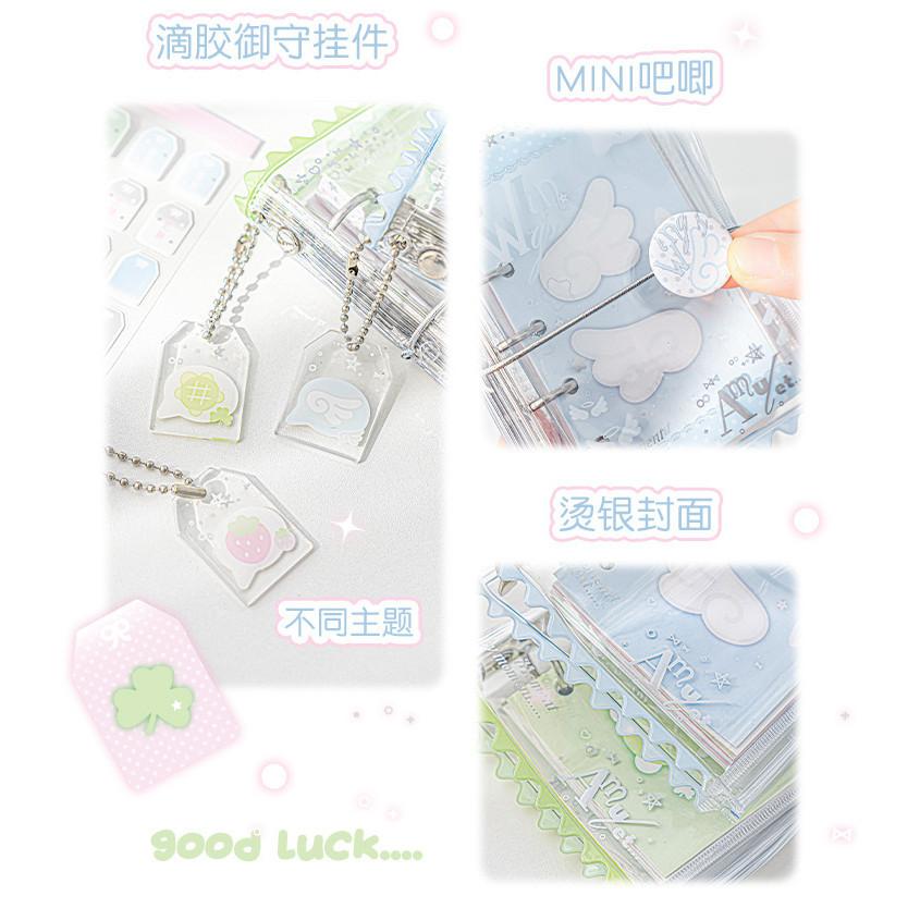 72 Sheets Candy Dress Up Pain Bag M5 Handbook ins Small Size Loose-leaf Book Student diy Mini Book