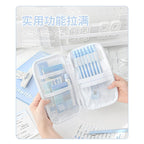 Planwith Flat-Lay "Pancake" Mesh Pencil Case