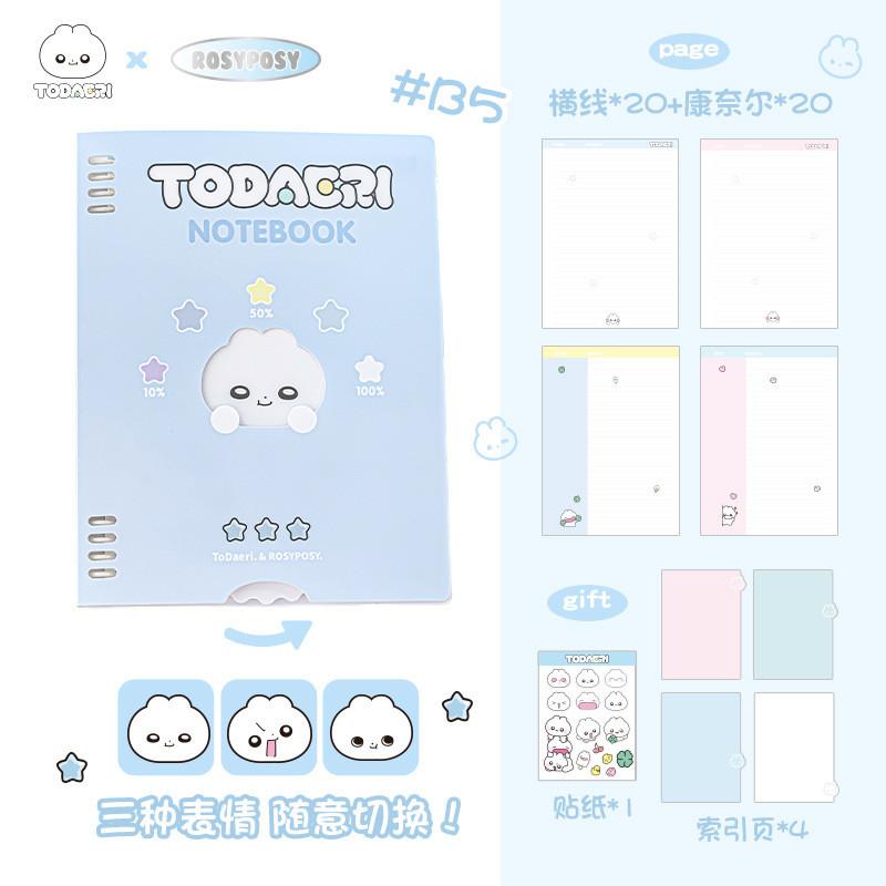 40 Sheets Rabbit Agent Transfer Loose-leaf Book Student B5 Loose-leaf Book Key Notebook Portable Notebook