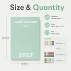 Planwith 2027 Daily Planner – Hourly or 2 Days per Page