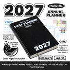 Planwith 2027 Daily Planner – Hourly or 2 Days per Page