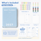 Planwith 2027 Daily Planner – Hourly or 2 Days per Page