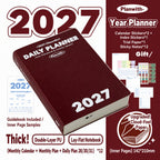 Planwith 2027 Daily Planner – Hourly or 2 Days per Page