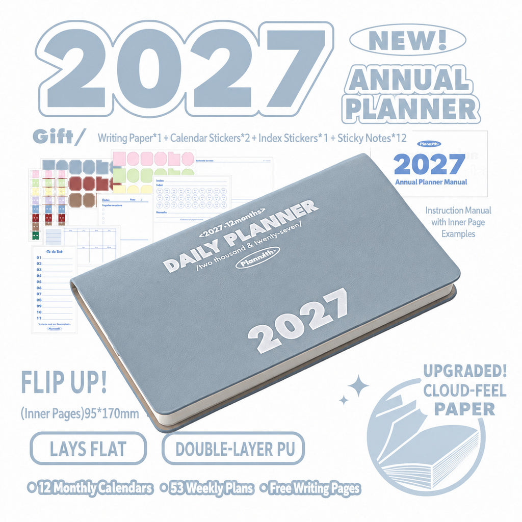 Planwith 2027 Weekly Planner – 4 Layouts 53 Weeks
