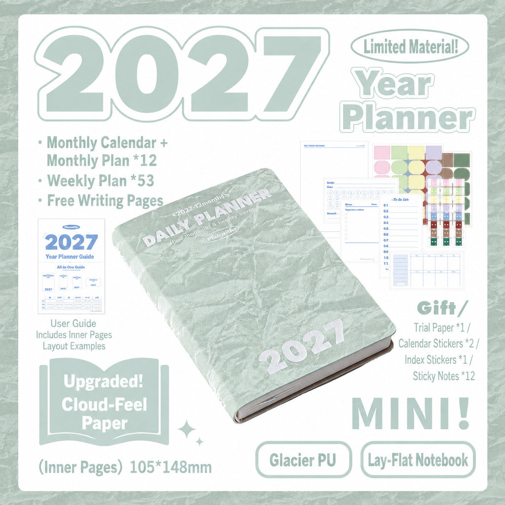 Planwith 2027 Weekly Planner – 4 Layouts 53 Weeks