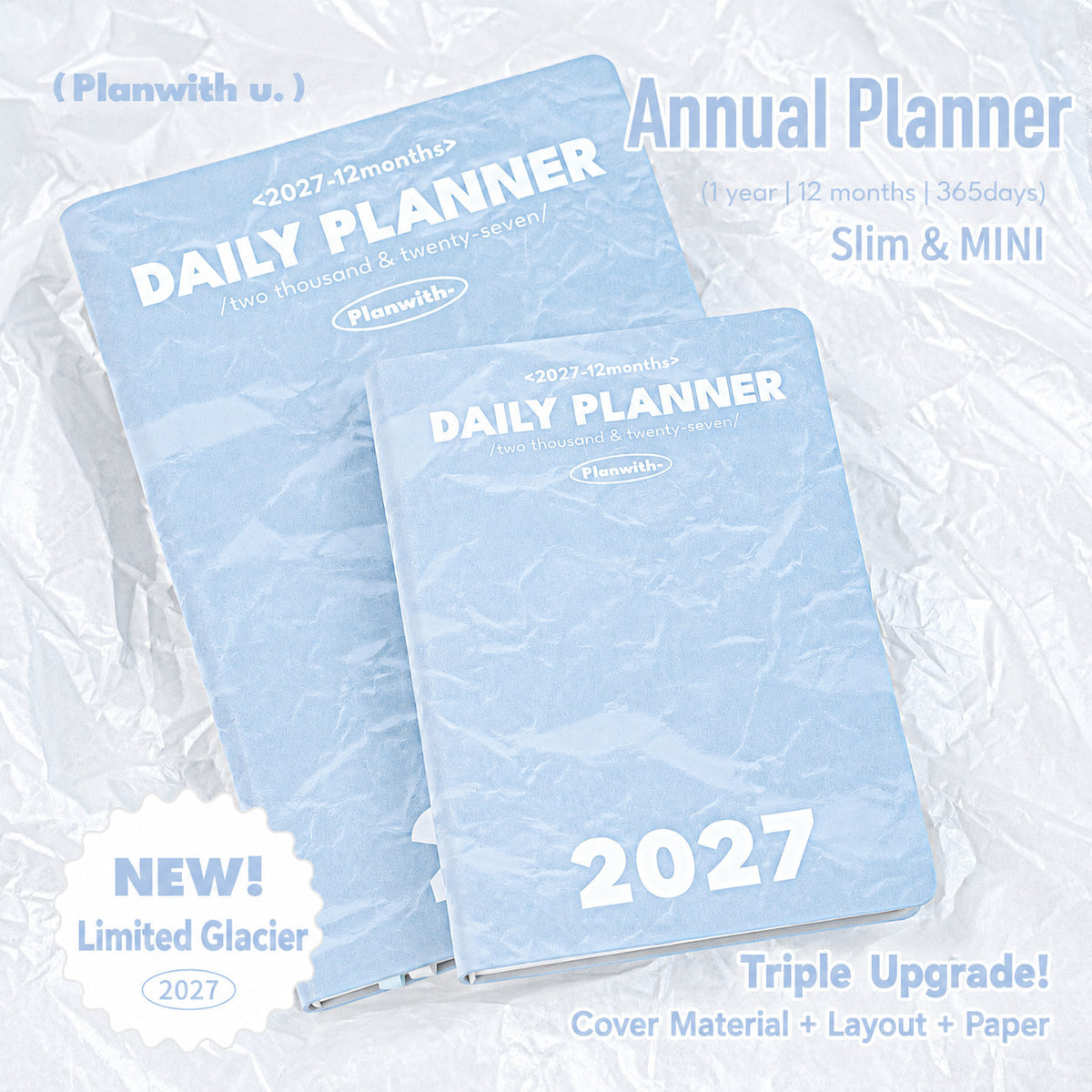 Planwith 2027 Weekly Planner – 4 Layouts 53 Weeks