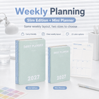 Planwith 2027 Weekly Planner – 4 Layouts 53 Weeks