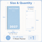 Planwith 2027 Weekly Planner – 4 Layouts 53 Weeks