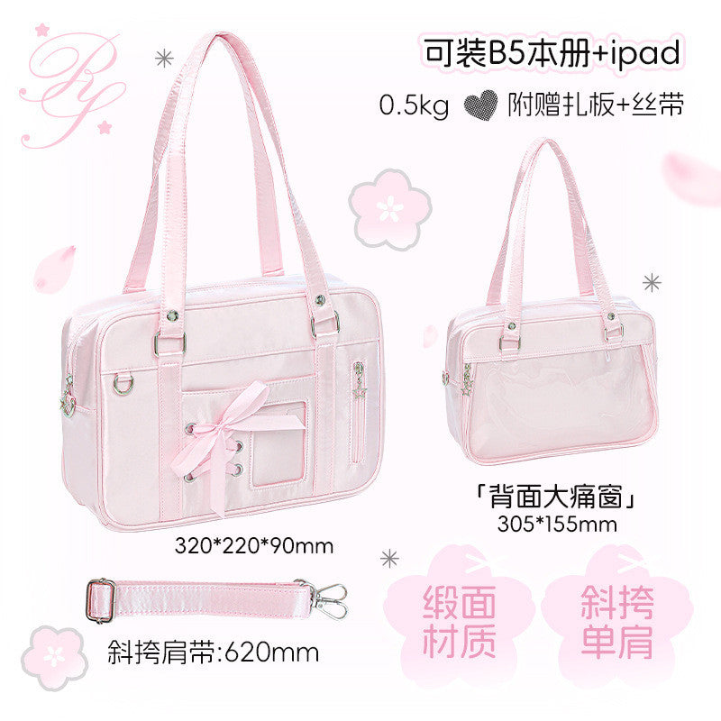 RosyPosy Lacing Balletcore Ita Bag