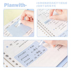 Planwith B5 Aesthetic Buckle Loose-Leaf Notebook