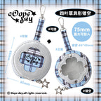 OOPSDAY Plaid Portable Card Holder