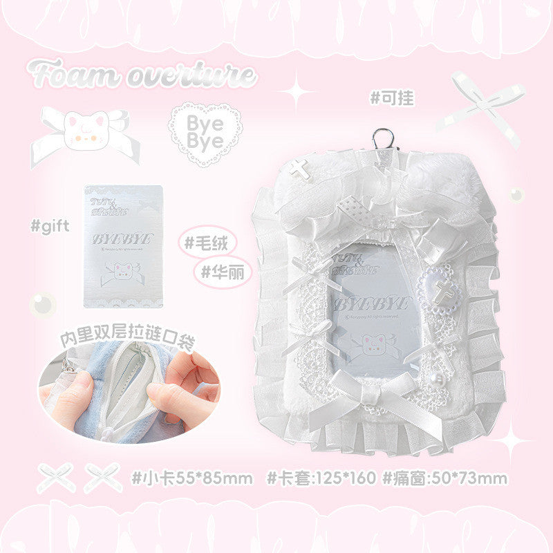 Tutu&Byebye Plush Lace Photocard Holder