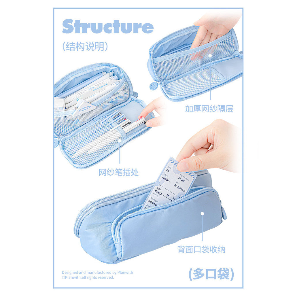 Planwith Stable Triangle Pencil Case