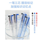 Planwith Clear Triangle 3-in-1 Multi-Color Pen