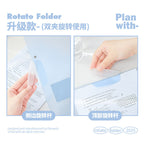 Planwith Rotating Pivot Transparent Folder