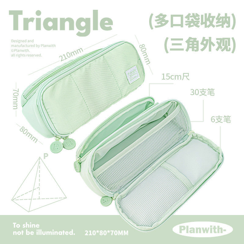 Planwith Stable Triangle Pencil Case