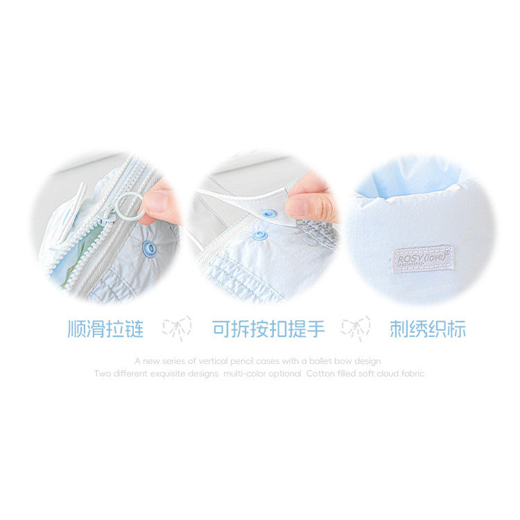 RosyPosy Milky Ballet Vertical Pencil Case